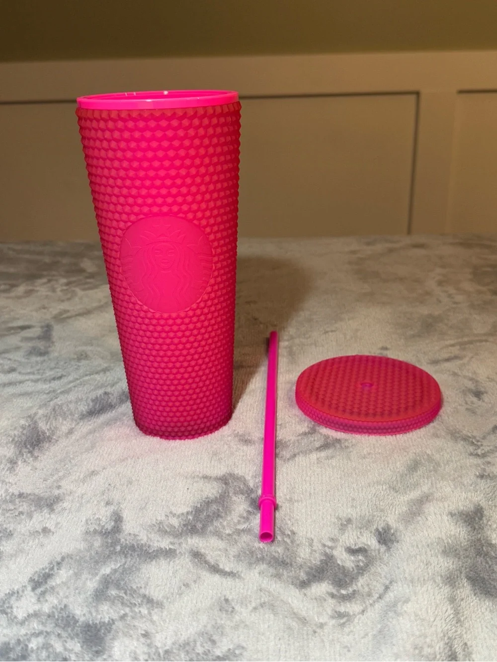 Starbucks Limited Edition Hot Pink Studded Venti aka “Barbie Pink” Tumbler - NWT
